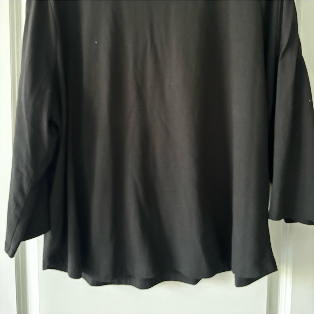 Chicos size 3 black 3/4 flared sleeve. - Picture 2 of 5